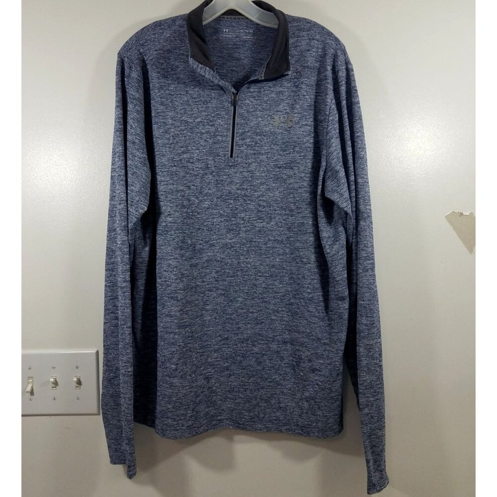 Under Armour Men’s XL 1/4 Zip Pullover Running Shirt HeatGear Threadborne